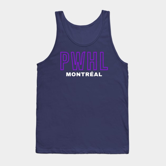 pwhl montreal Tank Top by Crocodile Store